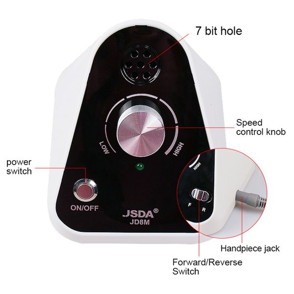 

electric drill 35w 35000rpm machine milling cutter for manicure pedicure accessories nail polishing tools