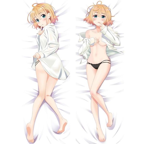 

pillow case anime rent a girlfriend dakimakura character nanami mami hugging body pillowcase diy custom cover 6 sizes