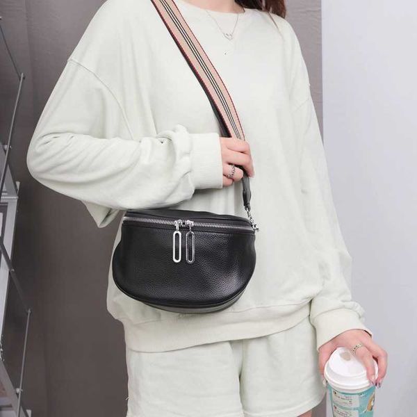 

luxury handbags fashion saddle women's 2021 leather msenger bag double zipper head leather single shoulder bag 1389