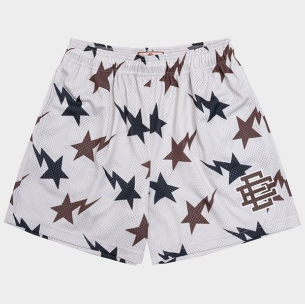

eric emanuel fashion mens shorts summer ee basic short newyork city skyline gym sports running fitness beach basketball jogging loose women, White;black