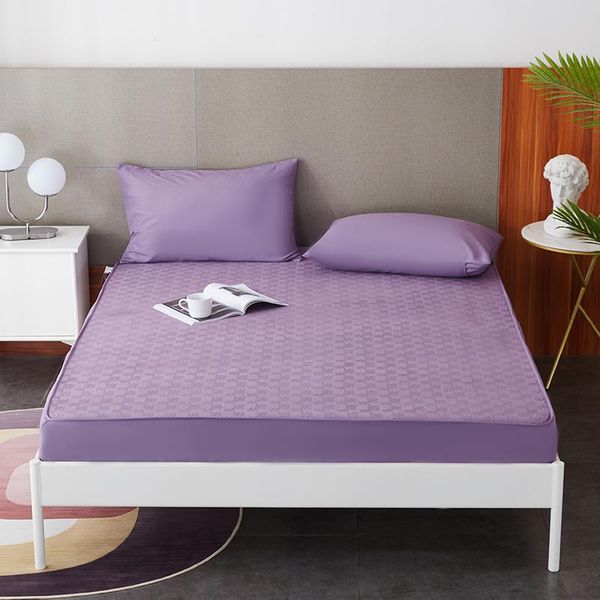 

sheets & sets elastic corners sheet cover double bed linen cotton 180x200 king queen size mattress pad adjustable fitted 135