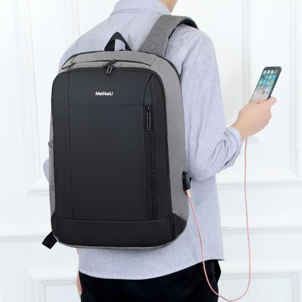 

backpack slim lapmen 15.6 inch office work women business bag black ultralight thin back pack