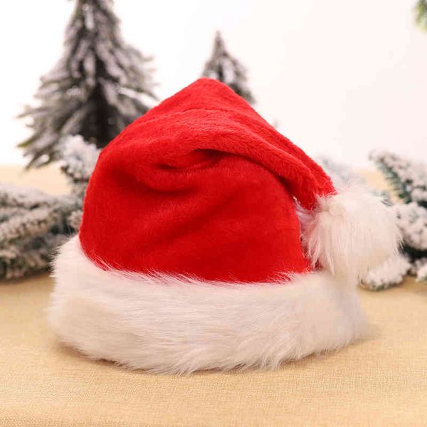

decorations plush red shanghai style wool christmas hat party dressing supplies