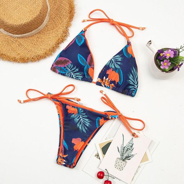 

women's swimwear bikini swimsuit women push up bikinis set leaf print female high waist swimming suits bathing suit beachwear #bl1, White;black