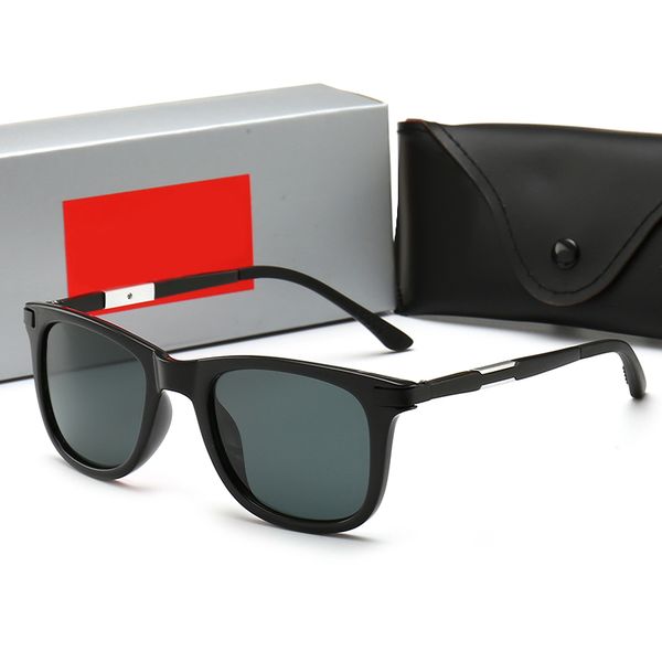

luxury men sunglasses vintage pilot sun glasses band polarized uv400 glass lens bans men women 4239 sunglasses with box, White;black