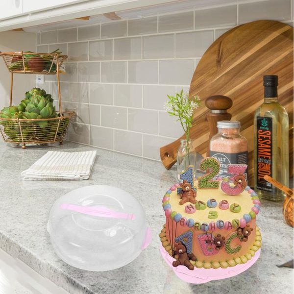 

inches cake box portable handheld packaging storage case fresh keeping container with lid ) gift wrap