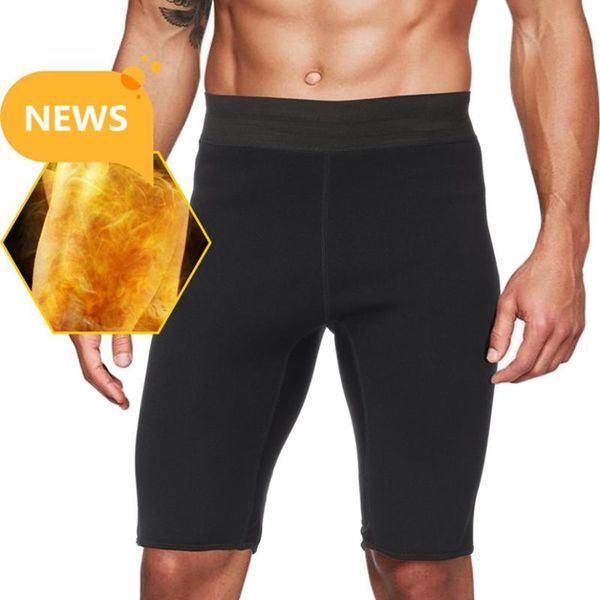 

men's body shapers 2021 slimming pants shorts men control panties neoprene sweat sauna waist trainer males capris briefs, Black;brown