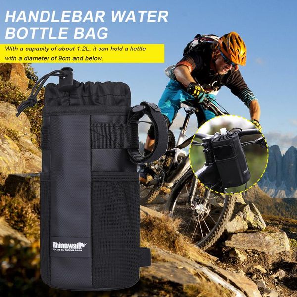 

water bottles & cages bicycle bag cycling bottle carrier pouch mtb bike insulated kettle riding handlebar accessories