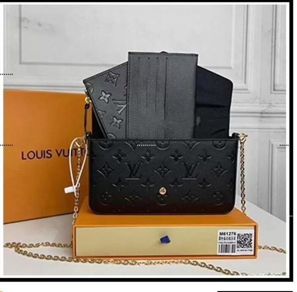 

988 gglvlouisvittonyslvutton leopard handbags purses bags fashion women shoulder bags three-piece combination, Red;black