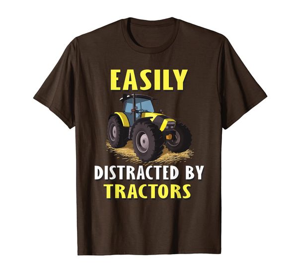 

Men Easily Distracted By Tractors Shirt Farmer Tractor T-Shirt, Mainly pictures