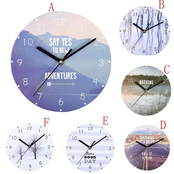 

creative wooden mdf wall clock farmhouse decorclocks watch wall clock modern design home decor living room large decorative d9