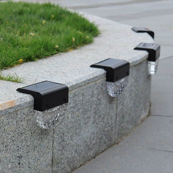 

2021 new 4-inch step lights in open air proof dwaterproof water led solar fence from lamp decoration ladder to the c8ea