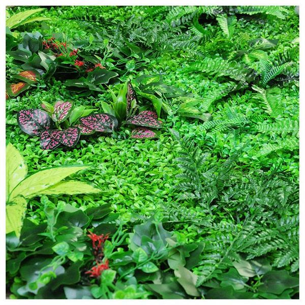 

decorative flowers & wreaths custom wholesale artificial plant lawn decoration wall grass green