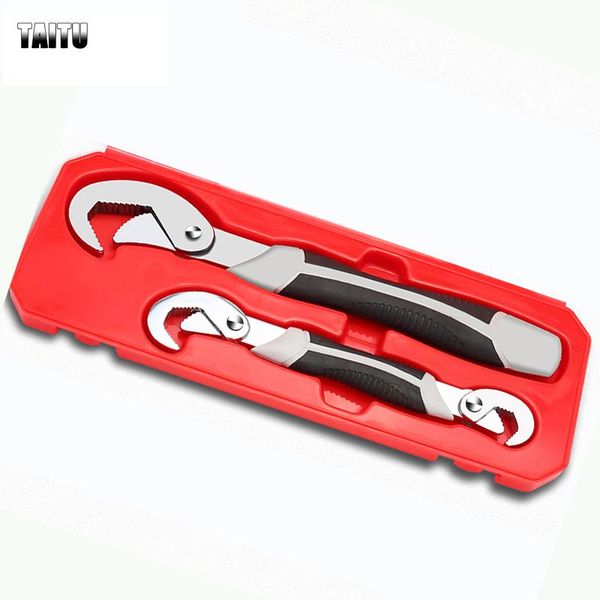 

hand tools 2pcs/lot 6-32mm wrench set universal keys multi-function adjustable portable torque ratchet oil filter spanner