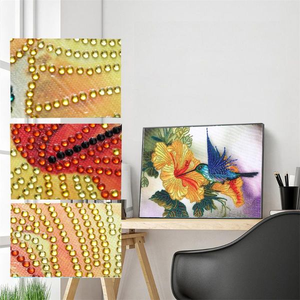 

diamond painting 5d diy special shaped colorful flower mosaic embroidery cross stitch picture of rhinestone home decora