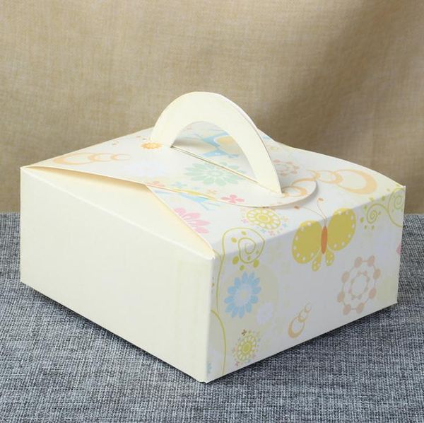 

mooncake packaging box with handle cake cookie packaging hand gift box wholesale