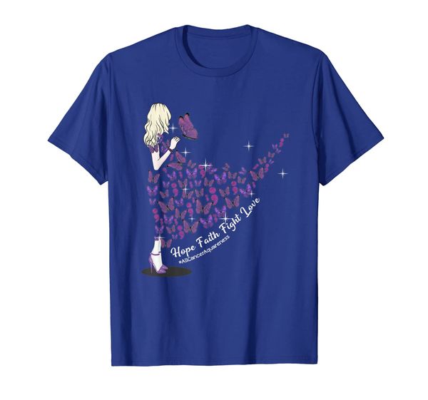 

hope faith fight love shirt all cancer awareness tshirt, White;black