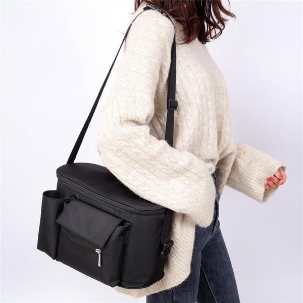 

portable baby stroller mommy shoulder messenger bag oxford waterproof large capacity multi-function women outdoor travelhandbag