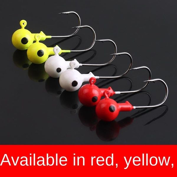 

fishing hooks 3.5g exposed lead jig head hook baits jigging accessories