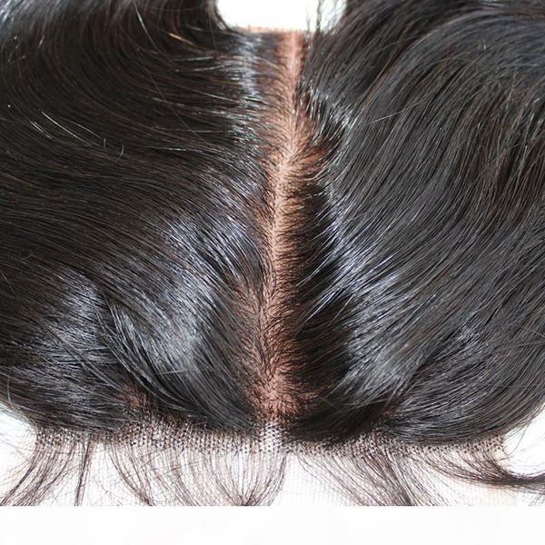 

10a silk base closure 4x4 virgin brazilian hair lace closure unprocessed hair swiss lace bleached knots, Black;brown
