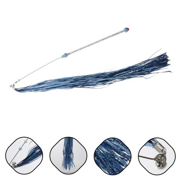 

cat toys teaser wand pet cats tassel for interactive
