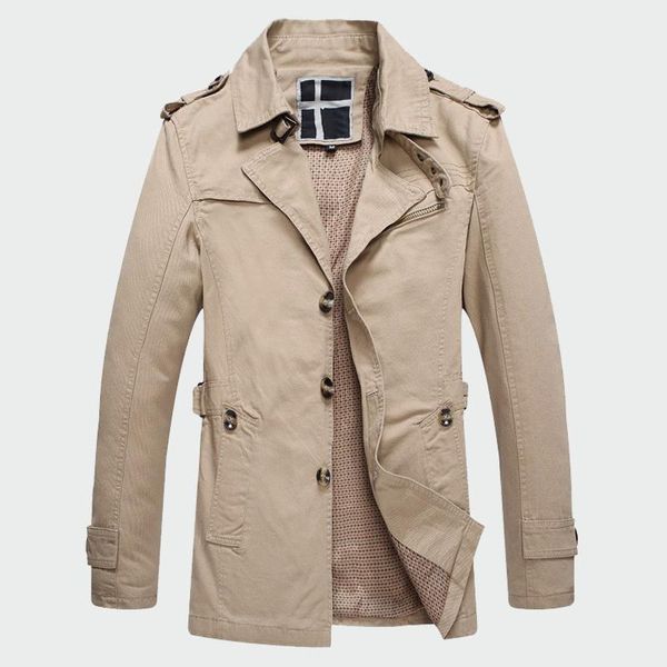 

men's jackets fashion thin sell casual wear korean comfort windbreaker autumn overcoat necessary spring men coat m-3xl ml097, Black;brown