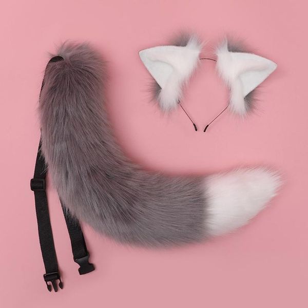 

other event & party supplies lolita headbands furry animal cat ears headwear tail set kawaii hair hoop for halloween cosplay headpiece
