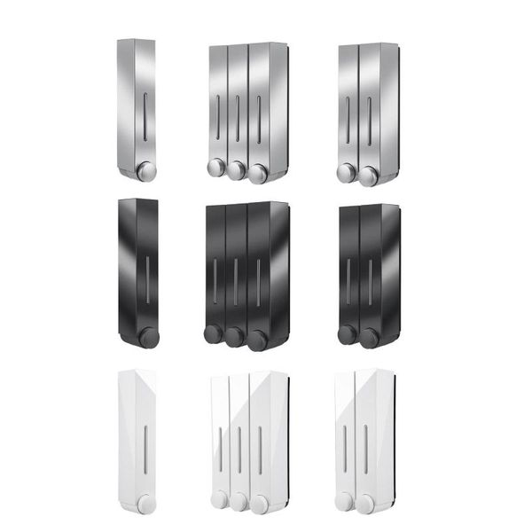 

liquid soap dispenser wall mounted shower lotion shampoo gel cotainer for bathroom toilet in office cafe restaurant el