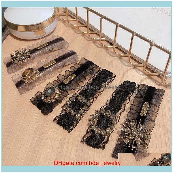 

hair jewelryhair clips & barrettes korean fashion lace rhinestone crystal pins elegant clip luxulry jewelry bridal aessories for women girls, Golden;silver