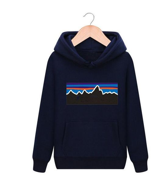 

spring autumn mens sweatshirts new fleece hooded mountain letters printed hoodies, Black