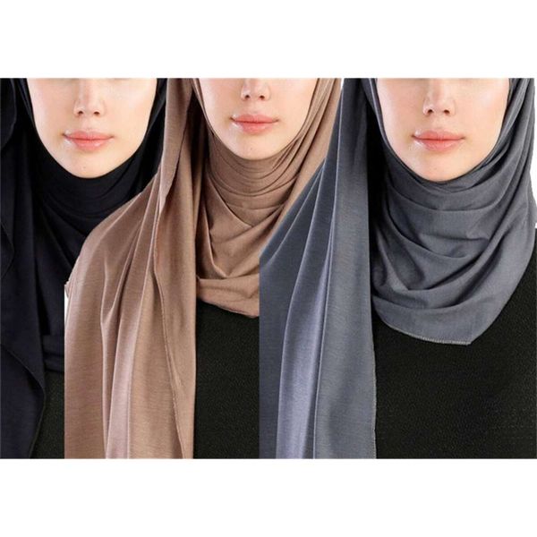 

148 milk silk monochrome scarf hat malaysia fashion cloth cover, Blue;black