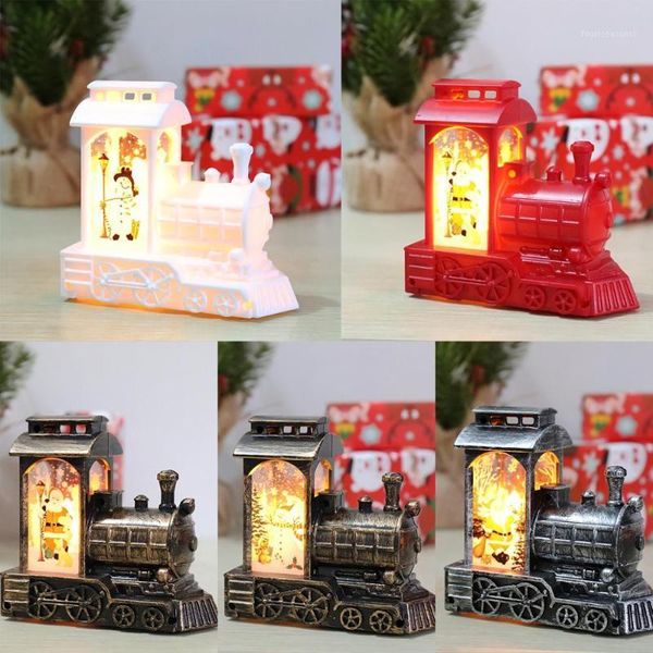 

party decoration christmas led light train merry for home ornament happy year1