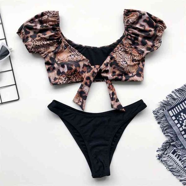

2021 ladies ties front bow adjust bikini summer beach brazilian mini swimsuit high-quality swimwear biquini newby air