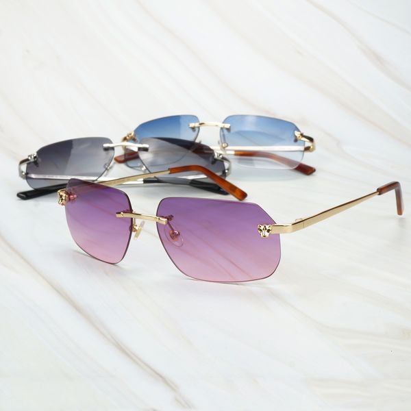 

2021 new vintage leopard men luxury shades women gafas de sol outdoor carter designer mirror sunglasses for decoration 7236, White;black