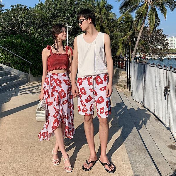 

one-piece suits 2021 summer couples swimwear bikini for lovers