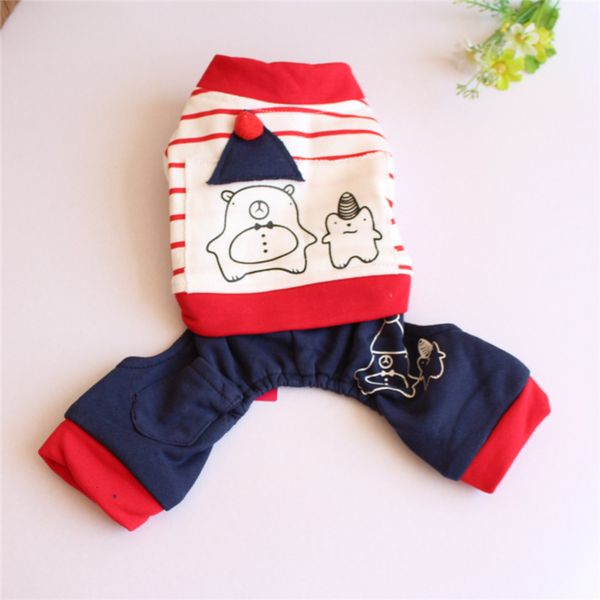 

new pet spring summer autumn winter teddy bear dog clothing four legged