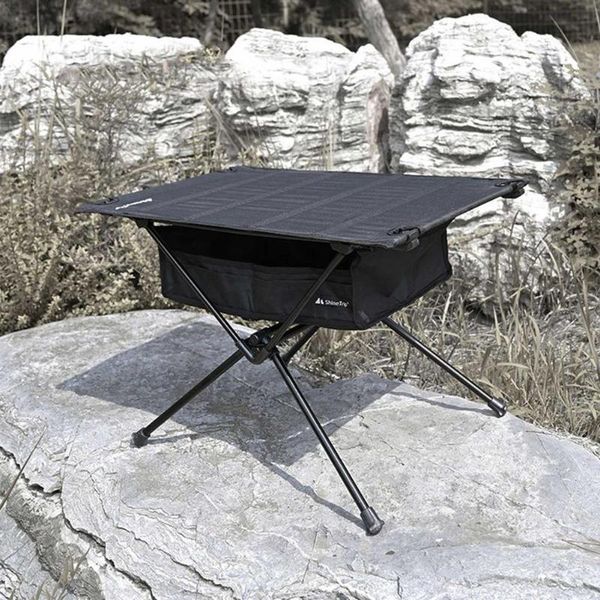 

camp furniture portable folding table outdoor camping home barbecue picnic ultra light nylon mesh traveling fishing desk
