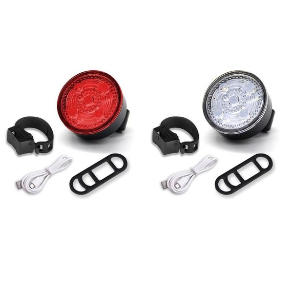 

bicycle night riding warning taillight monochrome red / white light outdoor bike