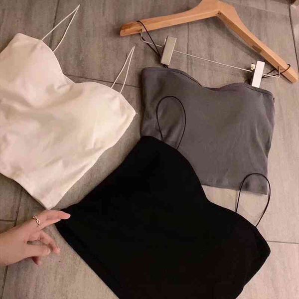 

sp amp city summer women camis casual vest modal thread cotton soft suspender comfortable breathable beautiful back streetwear, White
