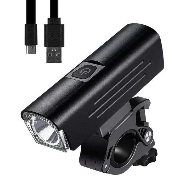 

bike lights super bright front lamp usb rechargeable light with led indicator adjustable mode 360 degree rotatable night riding