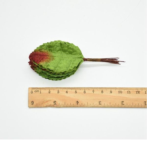 

12pcs artificial plants silk leaf fake flores home wedding decoration accessories diy gifts box christmas wreath gree qylypq