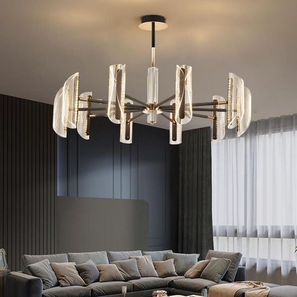 

chandeliers vintage lamp led chandelier modern design black luster for bedroom living room restaurant cafe interior home deco