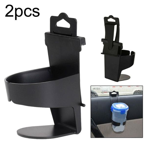 

car organizer mug cup holder replaces stand universal water 2pcs accessory black