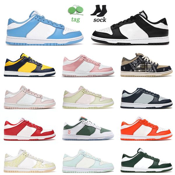 

2021 arrival aushtneic sb dunk running shoes unc black white barely green laser orange dunks low off mens women trainers sneakers 36-45, White;red