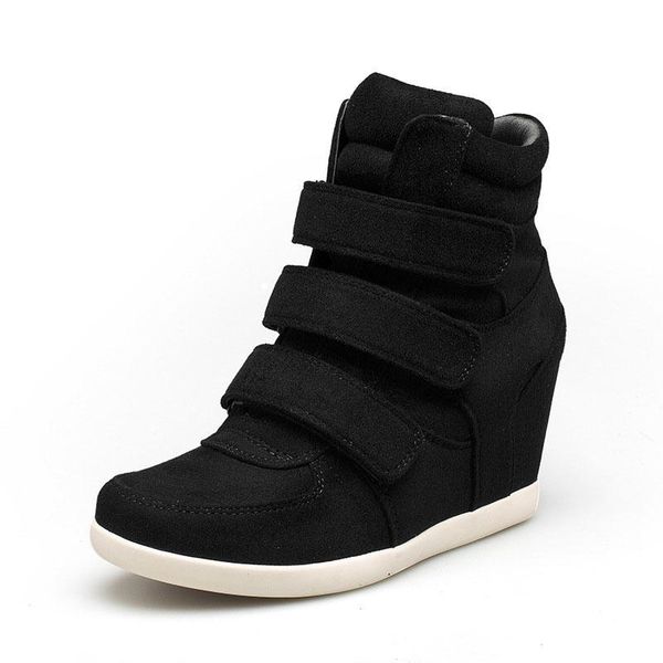

boots black ankle for women fashion internal increase designer female high shoes botas feminina 2021 spring casual boot