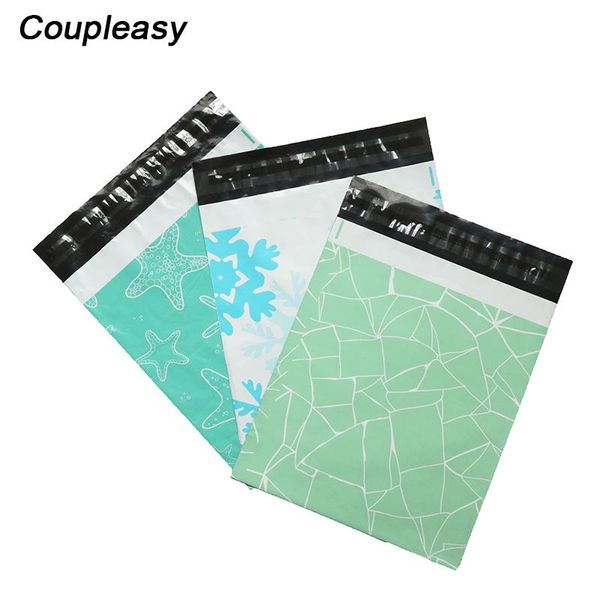 

10pcs 3 styles plastic courier bag poly mailer bags self seal adhesive mailing envelope 26x33cm packing