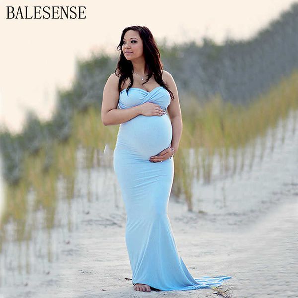 

summer elegant maternity dresses for p shoot pregnant women dress shoulderless pregnancy dress pgraphy baby shower dress y0924, White