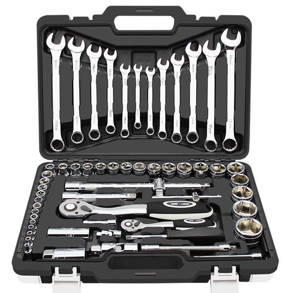 

professional hand tool sets 123pc mechanic set for car home kits quick release ratchet handle wrench socket