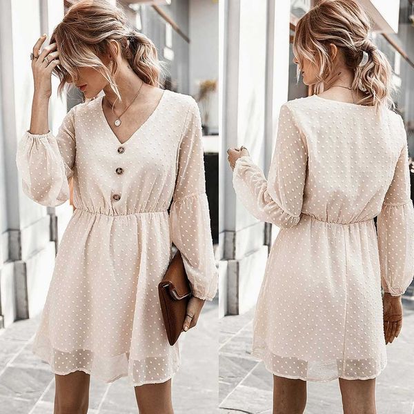 

wo layers solid chiffon dress high waist women summer dress hovh, Black;gray
