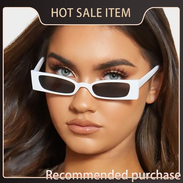 

designer uv400 sun small designer for glasses luxury shades narrow rectangle oculos sunglasses celebrity women vintage xhnul, White;black